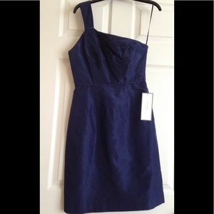 J. Crew one shoulder cocktail dress